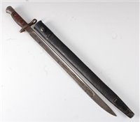 Lot 27 - A 1913 pattern Remington P14 rifle bayonet,...