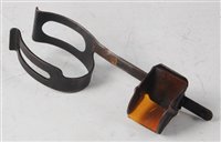 Lot 62 - A circa 1900 rifle butt hyposcope sighting...