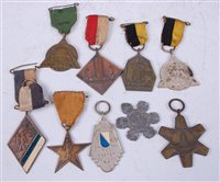 Lot 47 - A German City Pump Pentecost medal together...