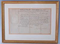 Lot 261 - A 1798 American Military Officers Commission...