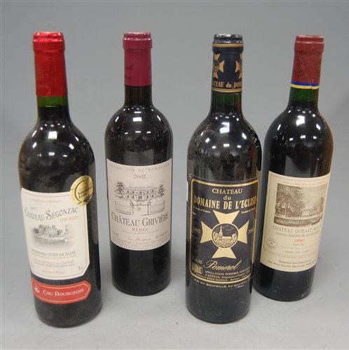 Lot 1018 - Château Duhart-Milon 1990 Pauillac, one bottle;...