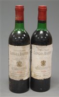 Lot 1028 - Château Langoa Barton 1978 Saint Julien, two...