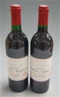 Lot 1048 - Château Lynch-Bages 1989 Pauillac, two bottles