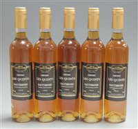 Lot 1183 - Château les Quints 1994 Sauternes, five 50cl...