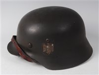Lot 201 - A post WW II model of a German M35 Wehrmacht...