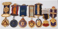 Lot 319 - A Geo. V. silver gilt and enamelled West...
