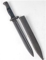 Lot 215 - An Israeli K98 Mauser bayonet, having a 24.5cm...