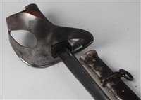 Lot 276 - An Italian 1871 pattern Cavalry Troopers sword,...