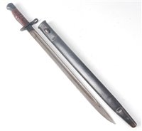 Lot 166 - A 1913 pattern bayonet, having a 43cm single...