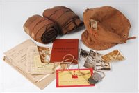Lot 209 - A collection of ephemera and effects, relating...