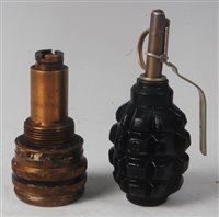 Lot 80 - A WW II British no. 30 Mk IV bomb fuse, 10cm,...