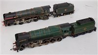 Lot 793 - 3 Britannia class engines and tenders and a 9F...