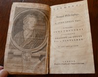 Lot 2045 - LOCKE, John, Elements of Natural Philosophy to...