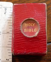 Lot 2047 - Miniature Book, The Holy Bible, David Bryce,...