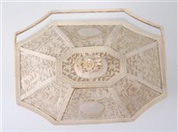 Lot 2443 - A 19th century Chinese Canton carved ivory...