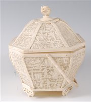 Lot 2443 - A 19th century Chinese Canton carved ivory...