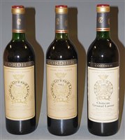 Lot 1051 - Château Gruaud Larose 1975 Saint Julien, one...