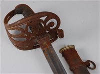Lot 76 - An 1822/1845 pattern Light Infantry Officer's...