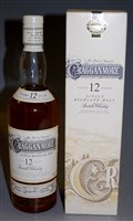 Lot 1327 - Cragganmore aged 12 years single Highland malt...
