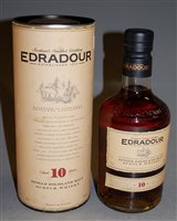 Lot 1342 - Edradour aged 10 years single Highland malt...