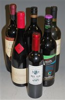 Lot 1052 - Assorted red table wine, to include Hardy's...