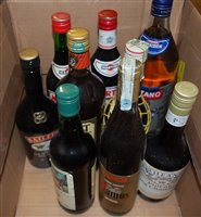 Lot 1409 - Mixed bottles, to include Cinzano Bianco,...
