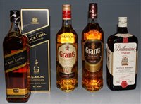 Lot 1359 - Johnnnie Walker Black Label 12 year old Scotch...