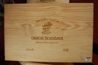 Lot 1066 - Croix de Beausejour 2010 Saint Emilion, six...