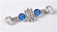 Lot 2236 - An early 20th century diamond, white topaz and...
