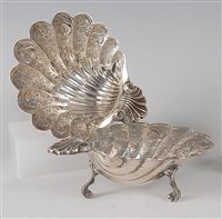 Lot 2147 - A pair of Victorian style bonbon dishes, of...