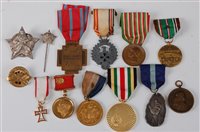 Lot 286 - A 1939-45 Czechoslovakia Partisan badge and...