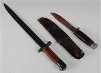 Lot 82 - An Indian No.I Mk II bayonet, the 30.5cm...