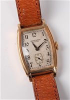 Lot 2369 - A gentleman's mid 20th century 9ct gold...