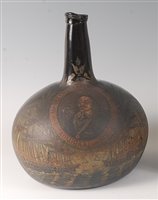 Lot 2110 - A circa 1700 Dutch commemorative painted onion...