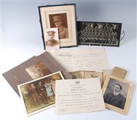 Lot 207 - A Geo V. Warrant naming Herbert John Kent,...