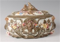 Lot 2088 - A Victorian Wedgwood majolica glazed game pie...