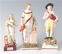 Lot 2100 - An early 19th century Staffordshire figure...