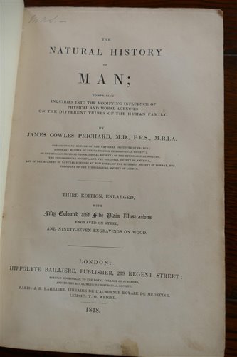 Lot 2058 - PRICHARD, James Cowles, The Natural History of...
