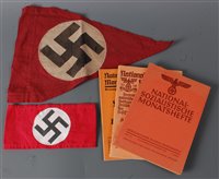 Lot 351 - A German NSDAP party members armband, together...