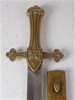 Lot 359 - An M1856 Drummer's sword, having a 48cm double...