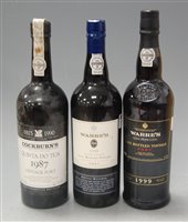 Lot 1300 - Cockburns Quinta do Tua 1987 vintage Port, one...