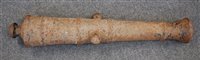 Lot 256 - An 18th century Cannon, reputedly recovered...