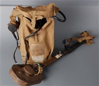Lot 263 - A WW II hand held mine detector and...