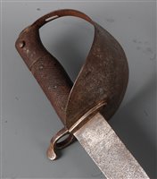 Lot 131 - An 1859 pattern Martini Henry cutlass bayonet,...