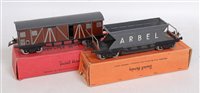 Lot 308 - French Hornby postwar 'Wagon Arbel' (G-VG-BG)...