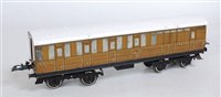 Lot 313 - Hornby 1937-41 LNER teak No. 2 corridor coach...