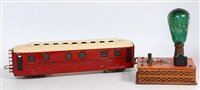 Lot 333 - Jep very early controller with wooden top and...