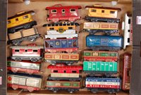 Lot 342 - A large tray containing 19 assorted tinplate...