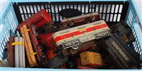 Lot 351 - 2x large plastic trays of assorted Marx...