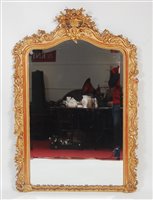 Lot 2654 - A mid-Victorian giltwood and gesso overmantel...